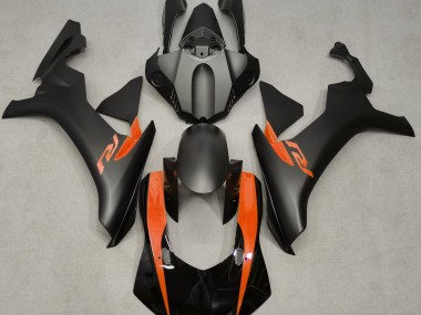 Matte Black & Orange Yamaha R1 Fairings 2015-2019 Outlets