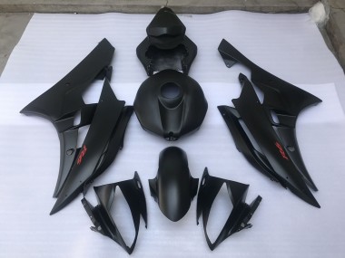 Matte Black Plain Yamaha R6 Fairings 2006-2007 Outlets
