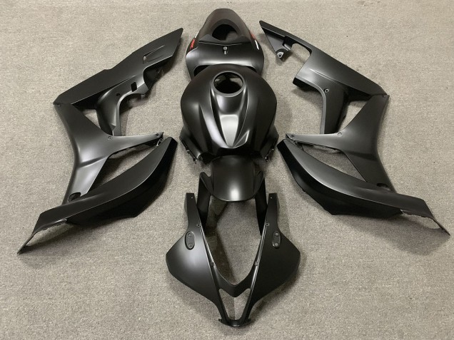 Matte Black Red Decal Honda CBR600RR Fairings 2007-2008 Outlets Matte Black Red Decal Honda CBR600RR Fairings 2007-2008 Outlets