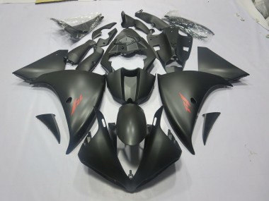 Matte Black Red Yamaha R1 Fairings 2009-2012 Outlets
