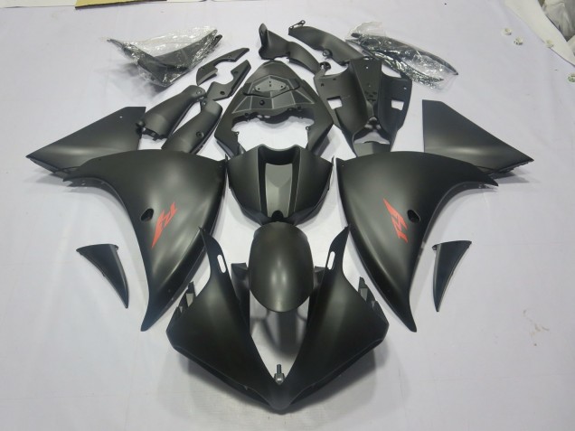 Matte Black Red Yamaha R1 Fairings 2009-2012 Outlets Matte Black Red Yamaha R1 Fairings 2009-2012 Outlets