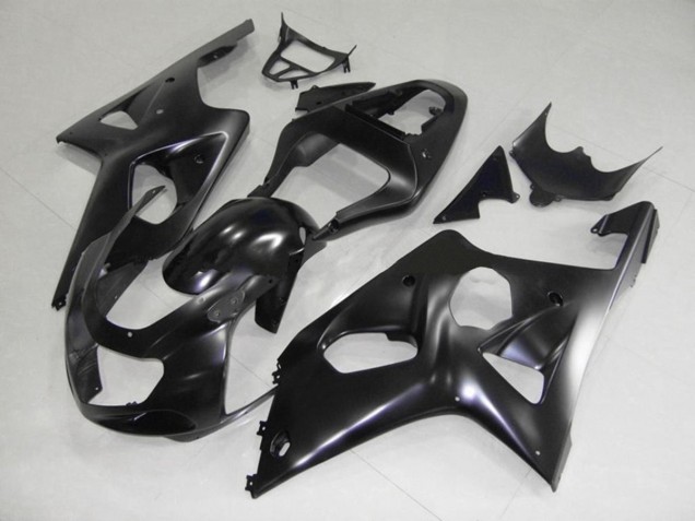 Matte Black Suzuki GSXR 1000 Fairings 2000-2002 Outlets Matte Black Suzuki GSXR 1000 Fairings 2000-2002 Outlets