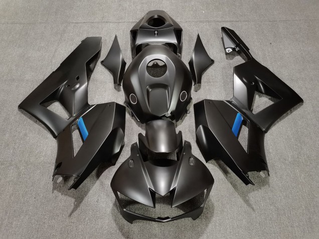 Matte Black w Blue Honda CBR600RR Fairings 2013-2020 Outlets Matte Black w Blue Honda CBR600RR Fairings 2013-2020 Outlets