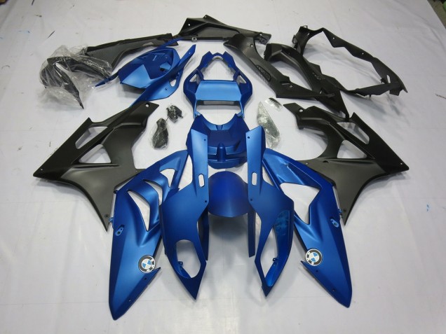 Matte Blue and Black BMW S1000RR Fairings 2009-2016 Outlets Matte Blue and Black BMW S1000RR Fairings 2009-2016 Outlets
