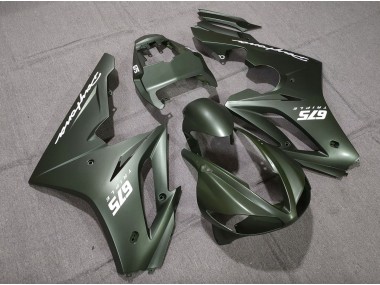 Matte Green White Logos Triumph Daytona 675 Fairings 2009-2012 Outlets