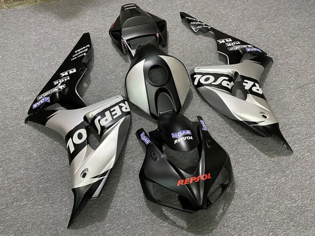 Matte Silver Repsol Honda CBR1000RR Fairings 2006-2007 Outlets Matte Silver Repsol Honda CBR1000RR Fairings 2006-2007 Outlets