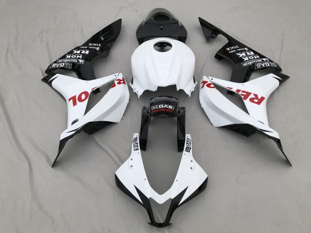 Matte White & Red Repsol Honda CBR600RR Fairings 2007-2008 Outlets Matte White & Red Repsol Honda CBR600RR Fairings 2007-2008 Outlets