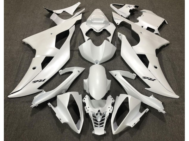 Matte White Yamaha R6 Fairings 2008-2016 Outlets Matte White Yamaha R6 Fairings 2008-2016 Outlets