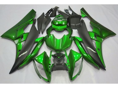 Metallic Green & Black Yamaha R6 Fairings 2006-2007 Outlets