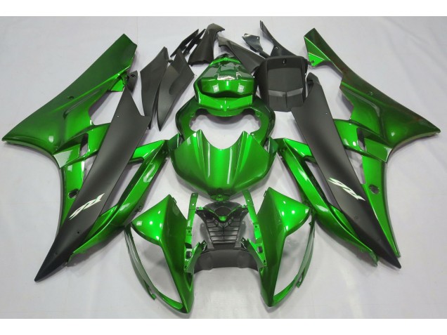Metallic Green & Black Yamaha R6 Fairings 2006-2007 Outlets Metallic Green & Black Yamaha R6 Fairings 2006-2007 Outlets