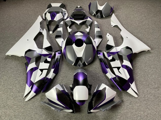 Mystic Purple Snow Camo Yamaha R6 Fairings 2008-2016 Outlets Mystic Purple Snow Camo Yamaha R6 Fairings 2008-2016 Outlets