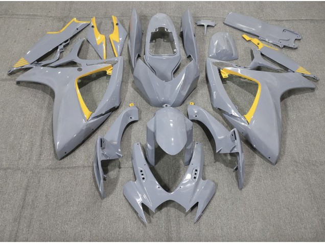Nardo and Yellow Trim Suzuki GSXR 600-750 Fairings 2006-2007 Outlets Nardo and Yellow Trim Suzuki GSXR 600-750 Fairings 2006-2007 Outlets