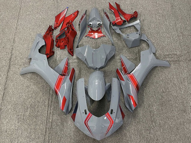 Nardo Gray & Red Accents Yamaha R1 Fairings 2015-2019 Outlets Nardo Gray & Red Accents Yamaha R1 Fairings 2015-2019 Outlets