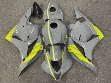 Nardo Grey and High Viz Yellow Honda CBR600RR Fairings 2009-2012 Outlets