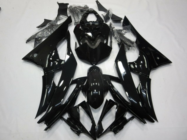 No.2 Gloss Black Yamaha R6 Fairings 2008-2016 Outlets No.2 Gloss Black Yamaha R6 Fairings 2008-2016 Outlets