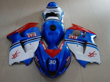 Ocean Blue & logos Suzuki GSXR 1300 Fairings 1997-2007 Outlets