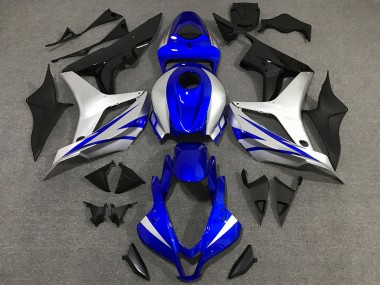 OEM Style Blue and Silver Honda CBR600RR Fairings 2007-2008 Outlets