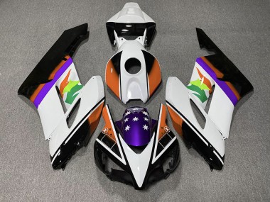 Orange and Purple Flag Honda CBR1000RR Fairings 2004-2005 Outlets