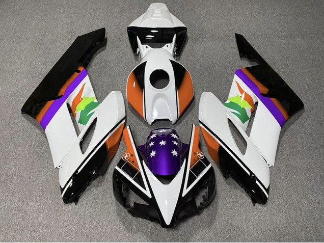 Orange and Purple Flag Honda CBR1000RR Fairings 2004-2005 Outlets Orange and Purple Flag Honda CBR1000RR Fairings 2004-2005 Outlets