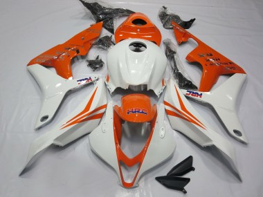 Orange and White HRC- CBR600RR 07-08 Honda CBR600RR Fairings 2007-2008 Outlets