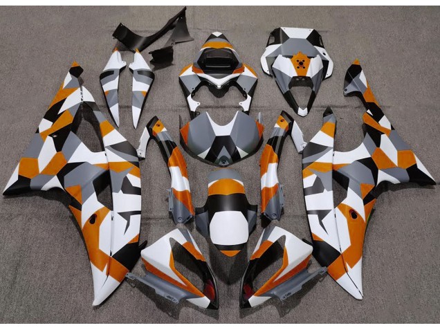 Orange Camo Plain Yamaha R6 Fairings 2008-2016 Outlets Orange Camo Plain Yamaha R6 Fairings 2008-2016 Outlets
