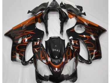Orange Flame Honda CBR600 F4i Fairings 2004-2007 Outlets