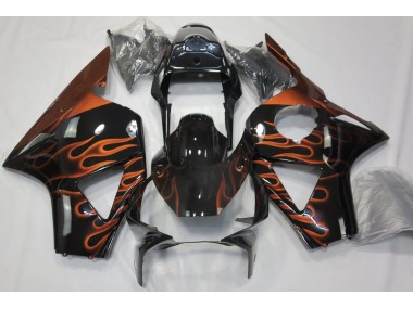 Orange Flame Honda CBR954 Fairings 2002-2003 Outlets