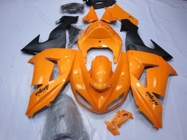 Orange Kawasaki ZX10R Fairings 2006-2007 Outlets