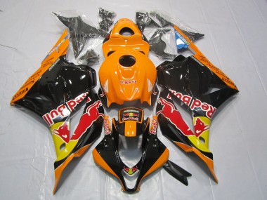 Orange Red Bull Honda CBR600RR Fairings 2009-2012 Outlets