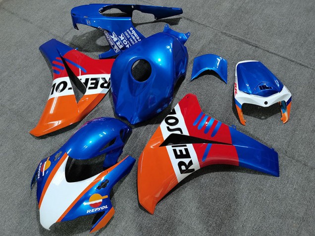 Pearl Blue Repsol Style Honda CBR1000RR Fairings 2008-2011 Outlets Pearl Blue Repsol Style Honda CBR1000RR Fairings 2008-2011 Outlets