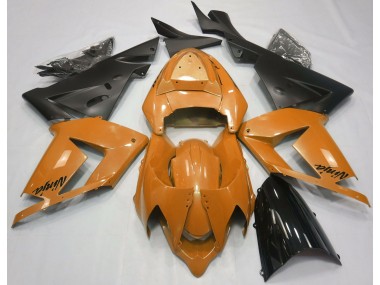 Pearl Orange & Black Kawasaki ZX10R Fairings 2004-2005 Outlets