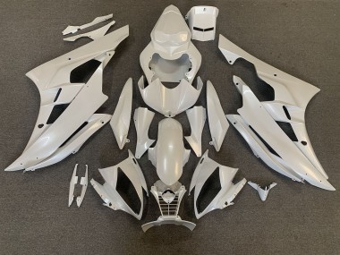 Pearl White Yamaha R6 Fairings 2006-2007 Outlets
