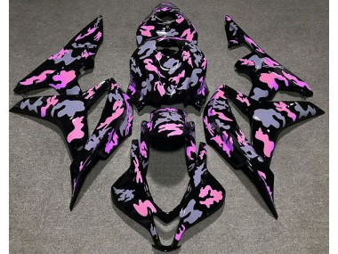 Pink and Gray Camouflage Honda CBR600RR Fairings 2007-2008 Outlets