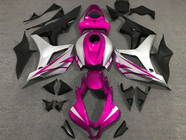Pink and Silver OEM Style Honda CBR600RR Fairings 2007-2008 Outlets