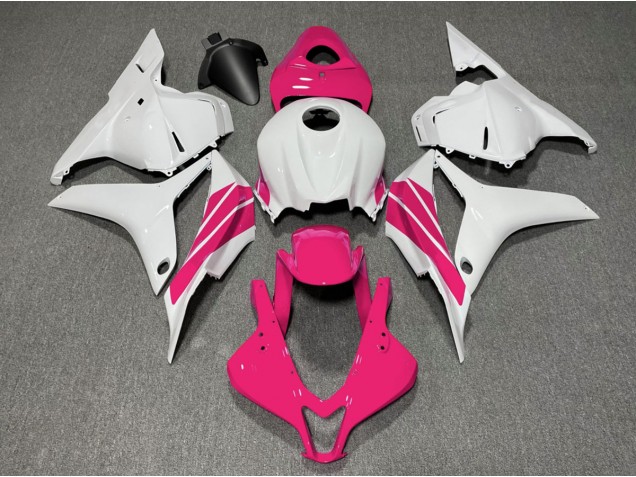 Pink and White Side Stripe Honda CBR600RR Fairings 2009-2012 Outlets Pink and White Side Stripe Honda CBR600RR Fairings 2009-2012 Outlets