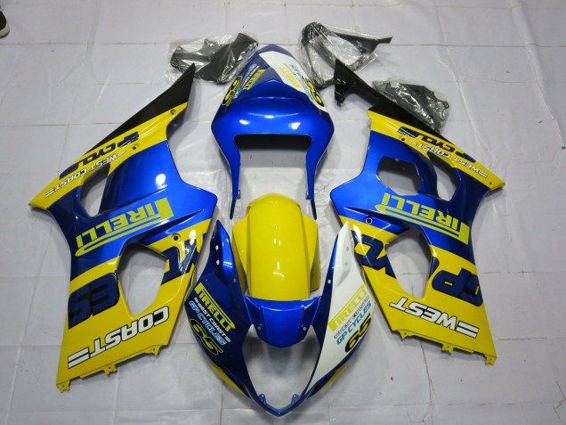 Pirelli Suzuki GSXR 1000 Fairings 2003-2004 Outlets Pirelli Suzuki GSXR 1000 Fairings 2003-2004 Outlets