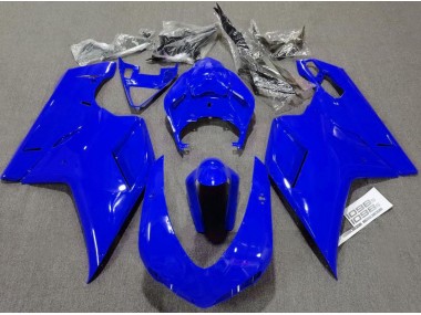 Plain Gloss Blue Ducati 848 1098 1198 Fairings 2007-2012 Outlets