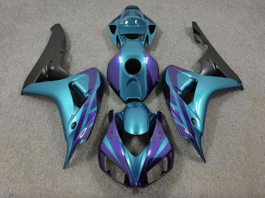Purple and Emerald Honda CBR1000RR Fairings 2006-2007 Outlets