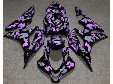 Purple and Gray Camouflage Honda CBR600RR Fairings 2007-2008 Outlets