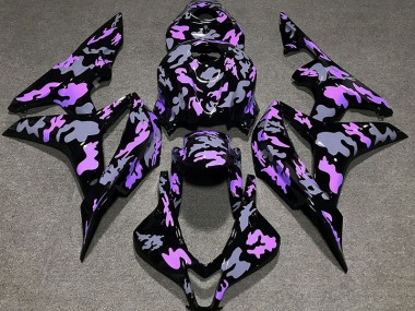 Purple and Gray Camouflage Honda CBR600RR Fairings 2007-2008 Outlets