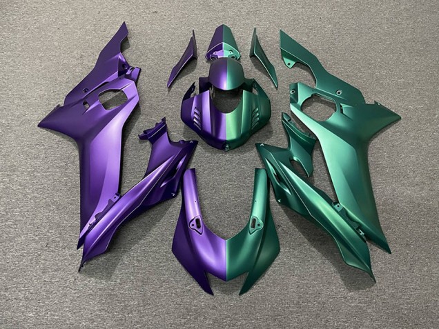 Purple and Green Split Yamaha R6 Fairings 2017-2019 Outlets Purple and Green Split Yamaha R6 Fairings 2017-2019 Outlets