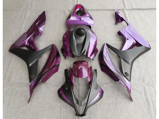Purple and Matte Black Honda CBR600RR Fairings 2007-2008 Outlets Purple and Matte Black Honda CBR600RR Fairings 2007-2008 Outlets