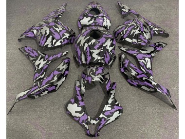 Purple and Silver Camo Honda CBR600RR Fairings 2009-2012 Outlets