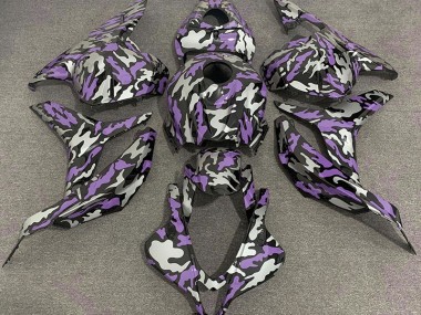 Purple and Silver Camo Honda CBR600RR Fairings 2009-2012 Outlets