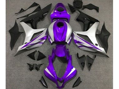 Purple and Silver OEM Style Honda CBR600RR Fairings 2007-2008 Outlets