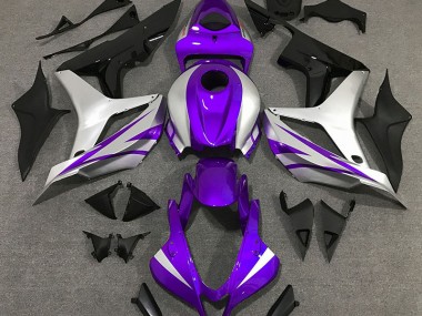 Purple and Silver OEM Style Honda CBR600RR Fairings 2007-2008 Outlets