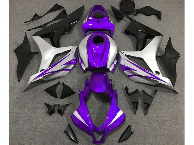 Purple and Silver OEM Style Honda CBR600RR Fairings 2007-2008 Outlets Purple and Silver OEM Style Honda CBR600RR Fairings 2007-2008 Outlets