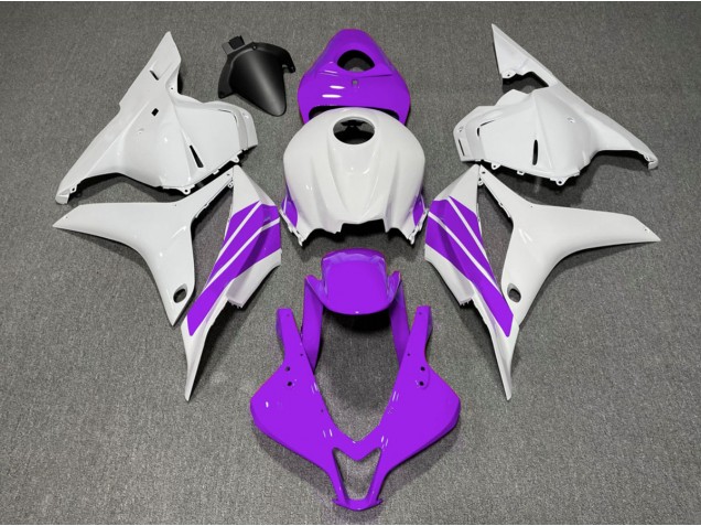 Purple and White Side Stripe Honda CBR600RR Fairings 2009-2012 Outlets Purple and White Side Stripe Honda CBR600RR Fairings 2009-2012 Outlets