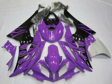 Purple Flame Style Yamaha R6 Fairings 2008-2016 Outlets