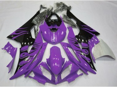 Purple Flame Style Yamaha R6 Fairings 2008-2016 Outlets